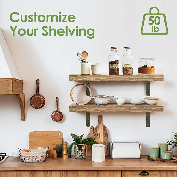 Towel Racks for Bathroom-Wall Mounted Floating Shelves for Wall Bathroom - Image 5