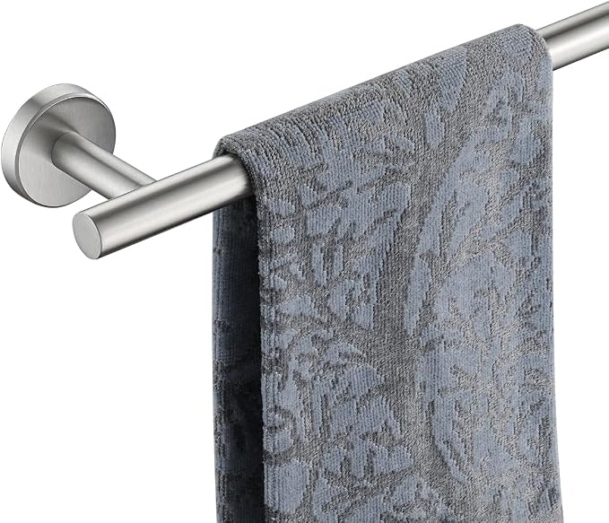 JQK Bath Towel Bar, 33 Inch 304 Stainless Steel Thicken 0.8mm Single Towel Rack by Homeimprovement