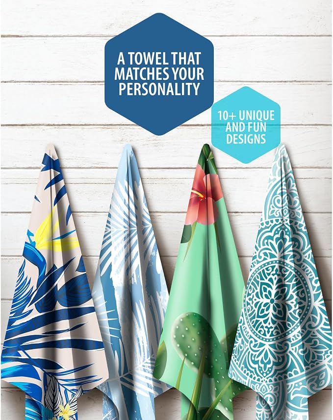 VENTURE 4TH Microfiber Beach Towel: Quick-Dry, Sandproof and Lightweight - Image 7