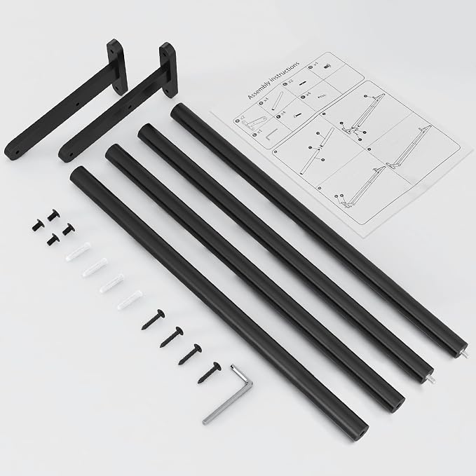 30 Inch Double Towel Bars, Taaji Towel Rack - Image 5
