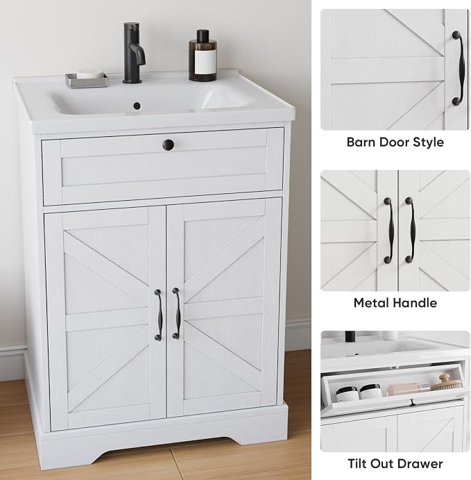 23.62 inch Bathroom Vanity - Image 3