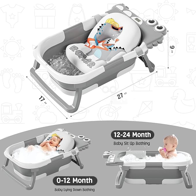 MoreFeel Collapsible Baby Bathtub - Image 6