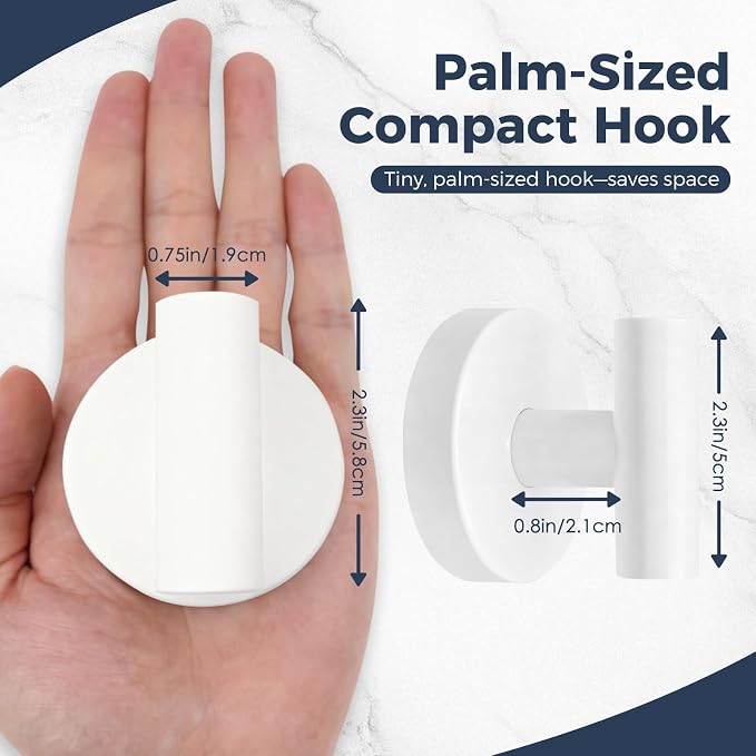 Heavy Duty Suction Cup Hooks for Glass Window, Removable Shower Hooks for - Image 2