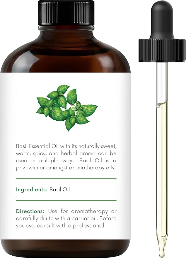 Handcraft Blends Basil Essential Oil – Huge 4 Fl Oz – 100% Pure and Natural – - Image 3