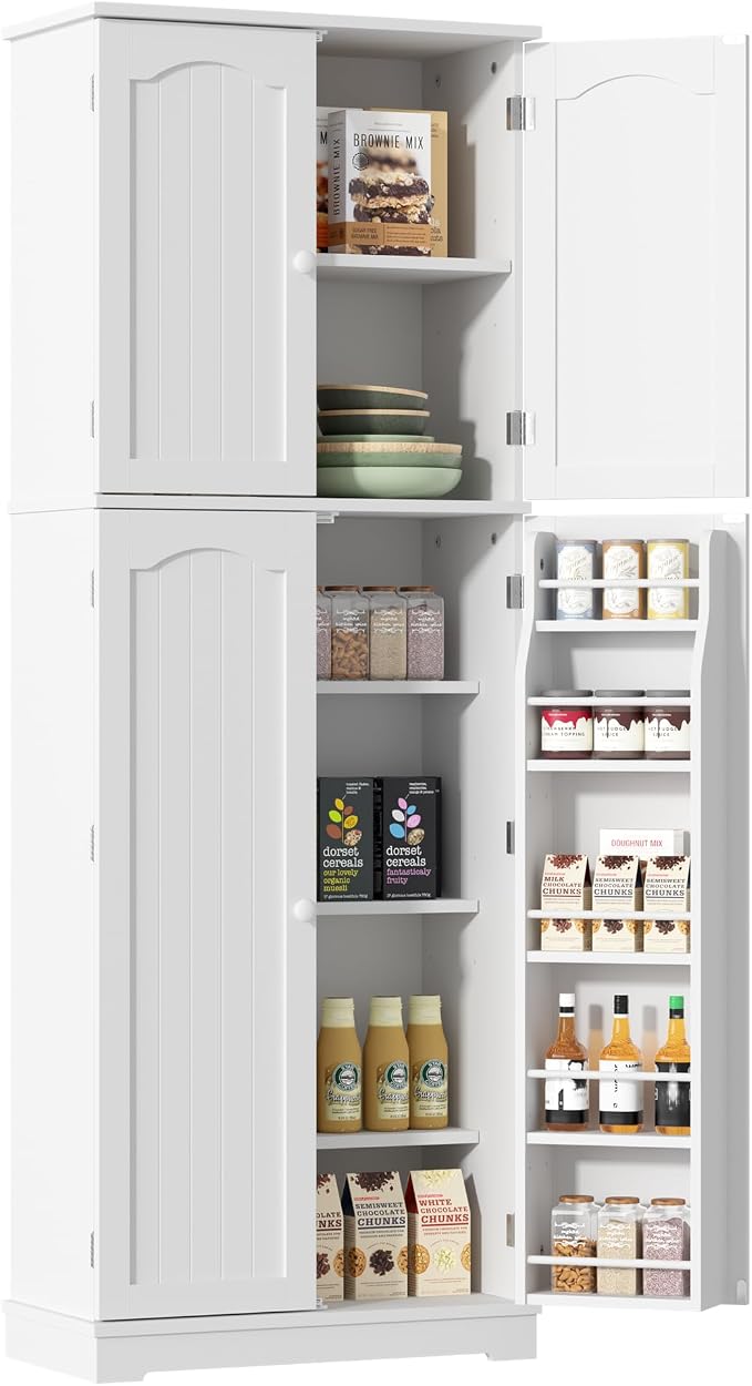 Yusong 64'' Kitchen Storage Cabinet, Tall Pantry Storage Cabinet by Yusong