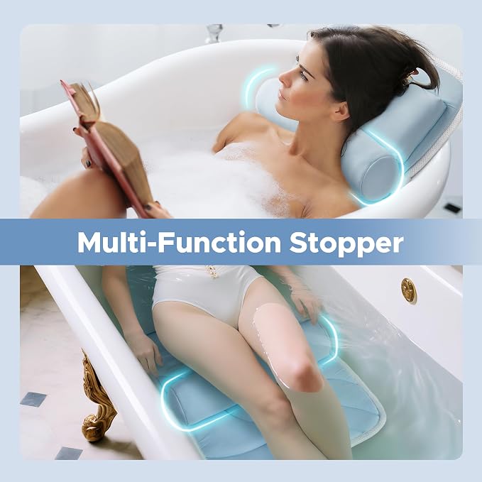 Sunlit Ultra Soft Full Body Bath Pillow - Image 3