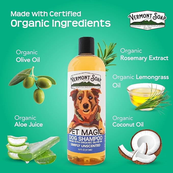VERMONT SOAP Organics Pet Shampoo - Image 4