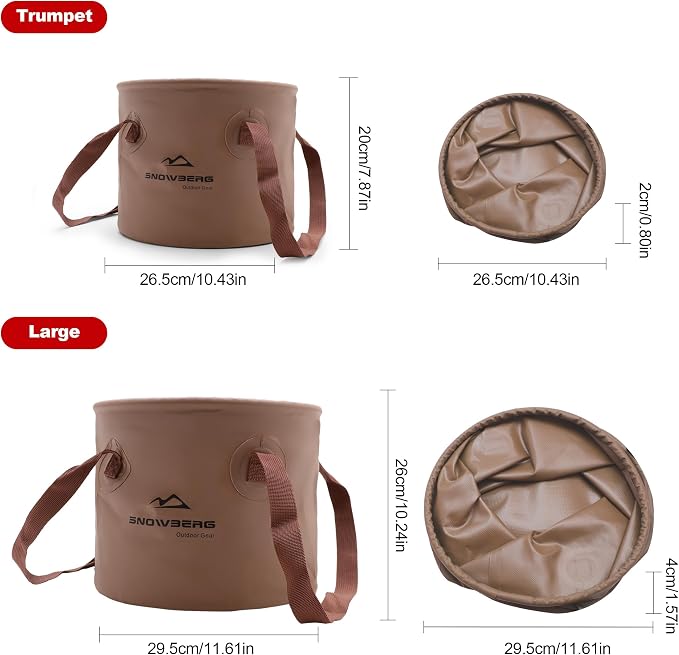 Multifunctional Collapsible Bucket, Portable Bin, Car Wash Bucket, Lightweight - Image 5