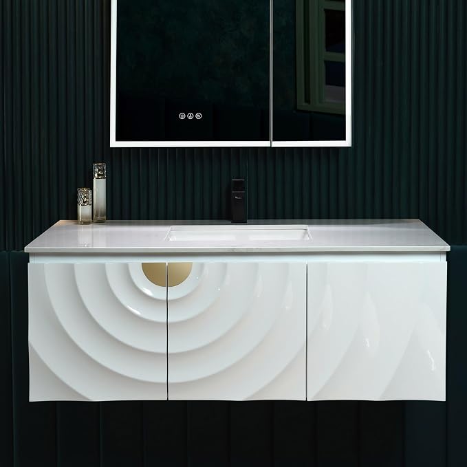 Woodbridge 48"x22" Wall Mounted Vanity by WOODBRIDGE