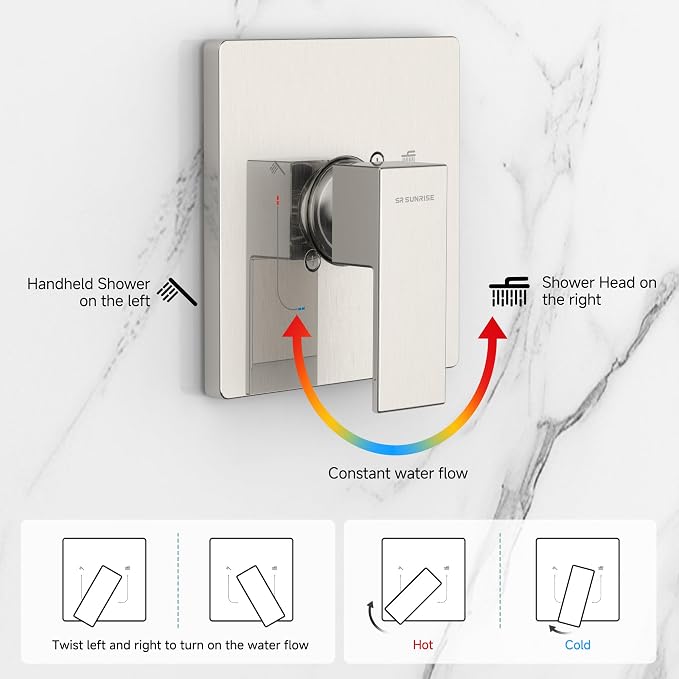 SR SUN RISE Shower Faucet Set & System - Image 7
