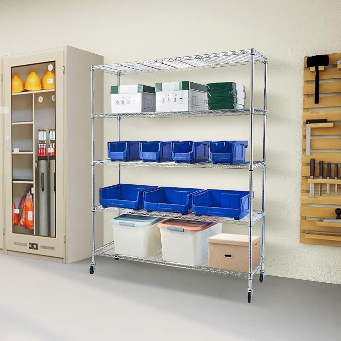 BNSPLY Commercial Wire Shelving Unit - Image 4