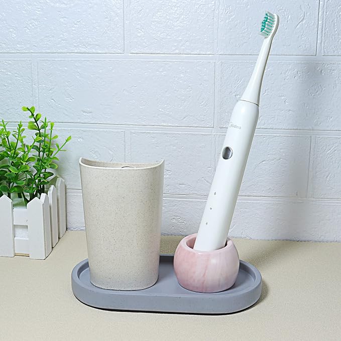 Small Ceramic Electric Toothbrush Holder Stand - Image 4