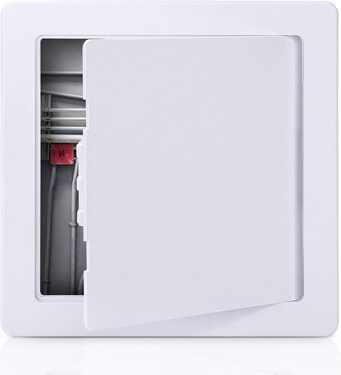 Plumbing Access Panel for Drywall 8 x 8 Inch Plastic Access Door Removable Wall by Unknown