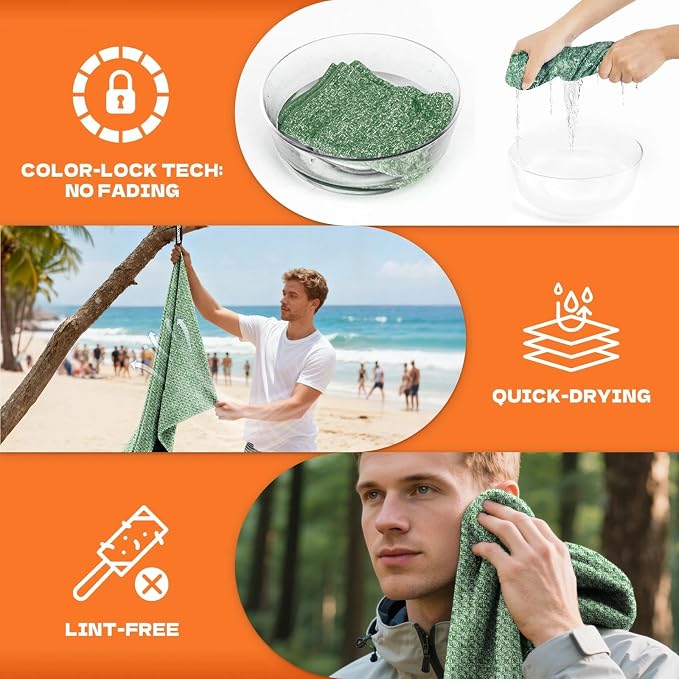 Camping Towels Quick Dry Sweat Towels - Image 3