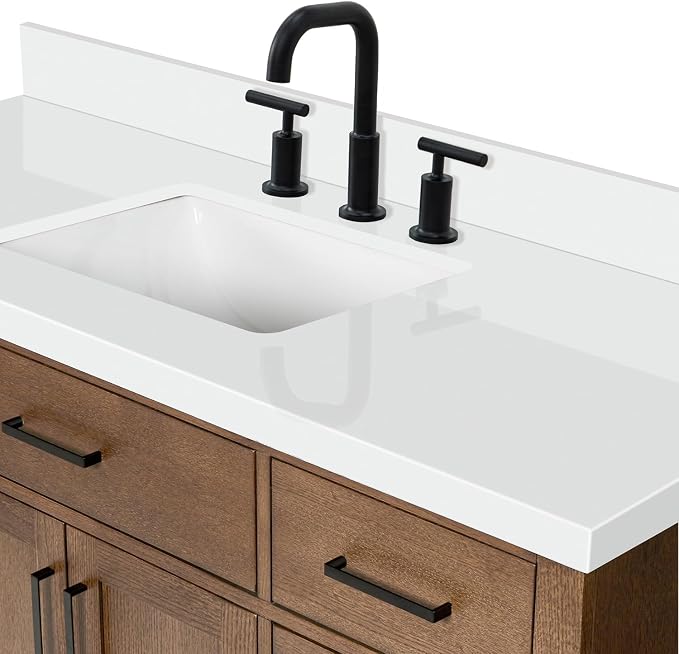 ARIEL Hepburn 61 Inch Single Rectangle Sink Bathroom Vanity - Image 15