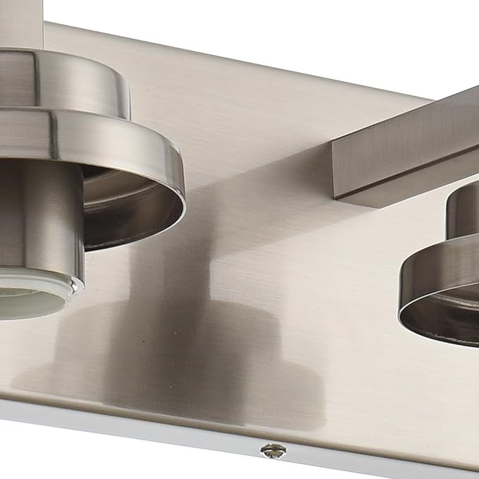 MELUCEE 6-Light Bathroom Lights Over Mirror in Brushed Nickel, Modern - Image 4