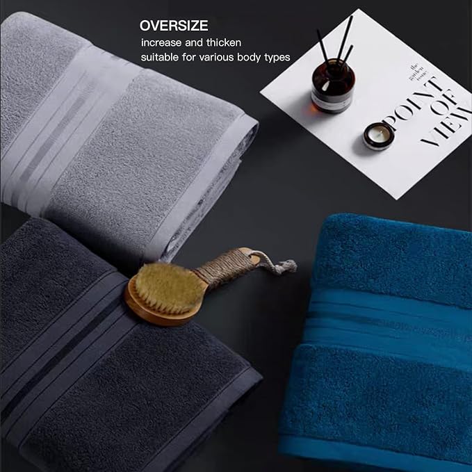 Bath Sheet, Oversized Bath Towel, Beach Towel, 40x73 inches, Extra Large - Image 8