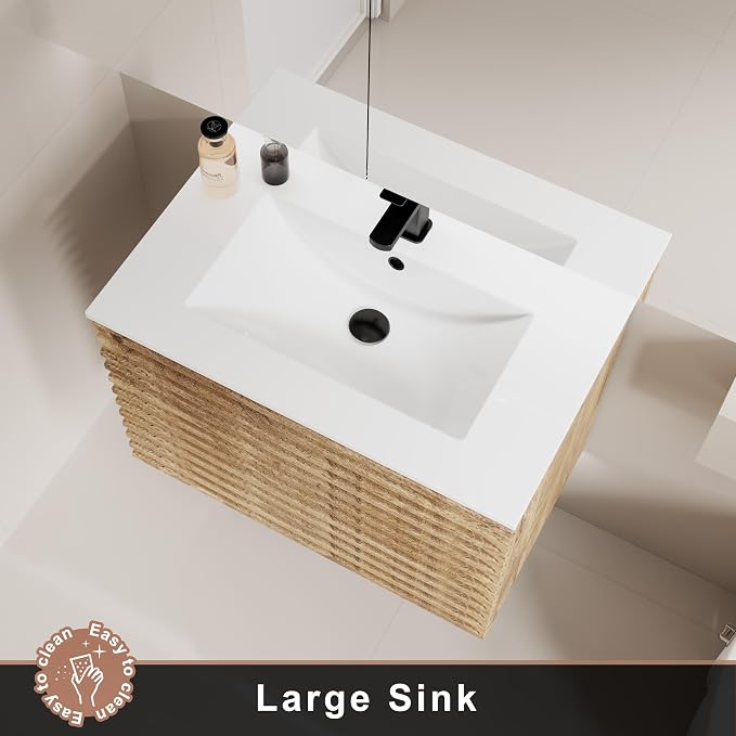 LUCKWIND 30" Floating Bathroom Vanity - Image 5