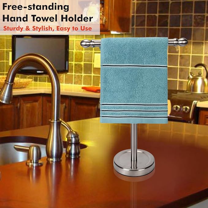 Hand Towel Holder, T-Shape Hand Towel Stand - Image 3