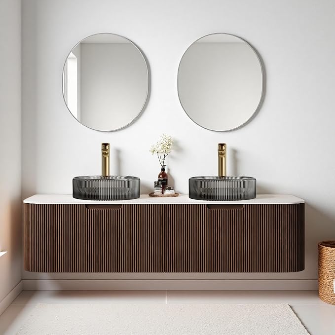 60" Floating Bathroom Vanity by Unknown