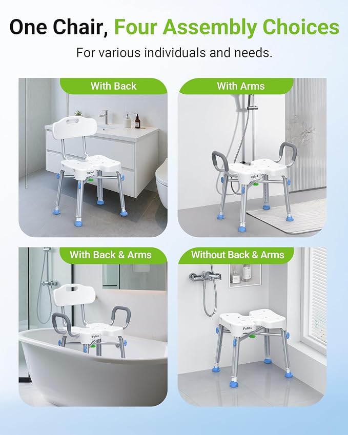 Ergonomic H-Shaped Shower Chair - Image 6