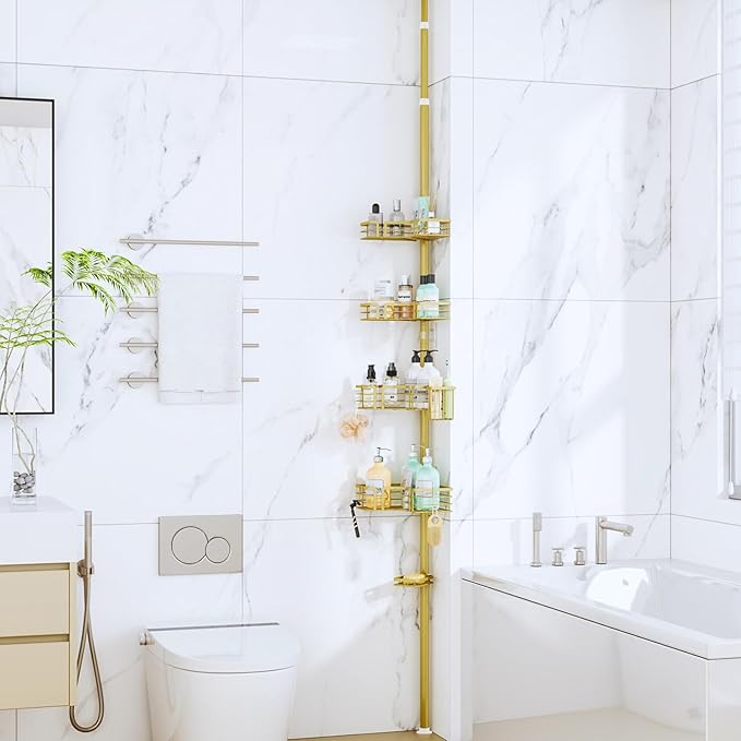 SWTYMIKI Shower Caddy Tension Pole - Image 6
