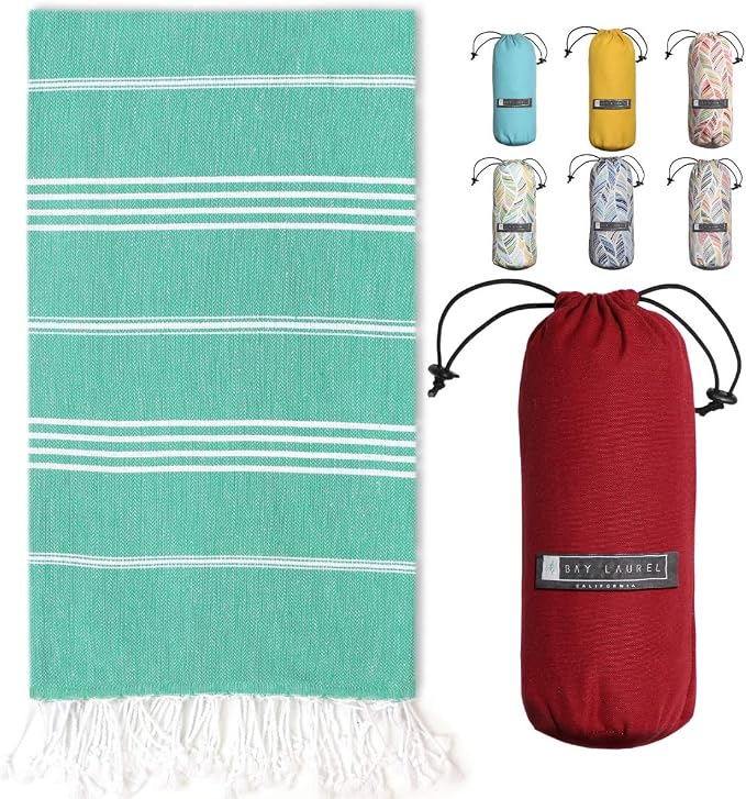 BAY LAUREL Turkish Beach Towel by BayLaurel