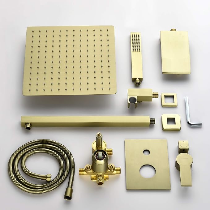 SHAMANDA Shower System with Waterfall Tub Spout and Handheld Shower Head - Image 9