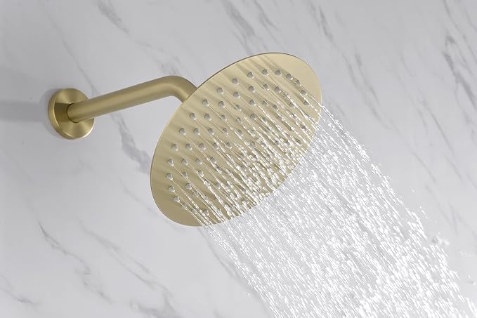 SUMERAIN Shower System with Tub Spout and Handheld Shower, Brass Rain Shower - Image 5