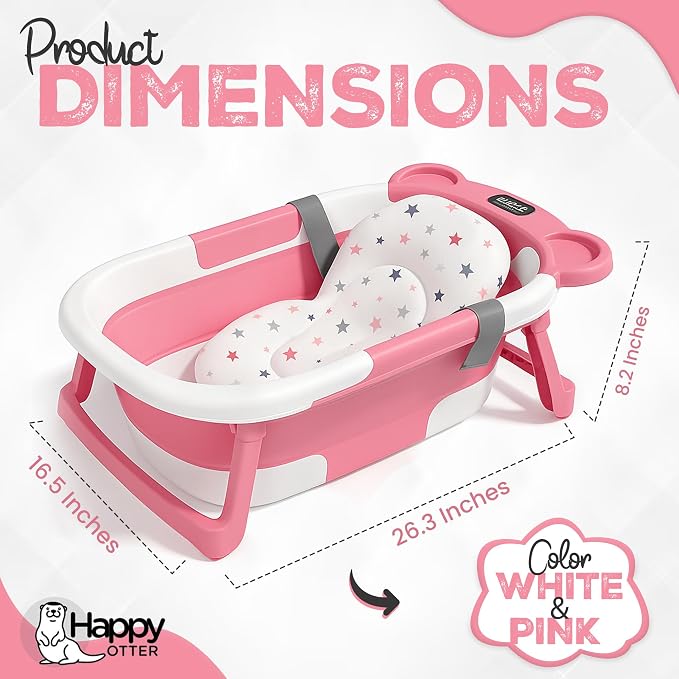 Portable Baby Bathtub with Heat Sensor - Image 2
