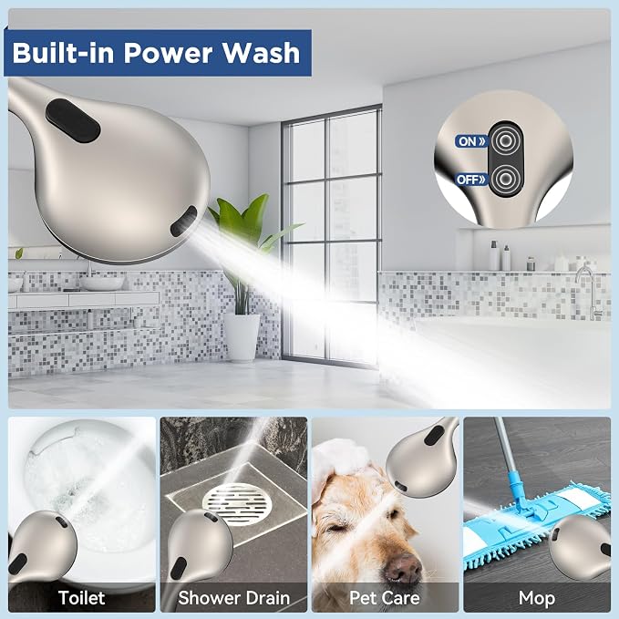 6-Mode High Pressure Handheld Shower Head - Image 3