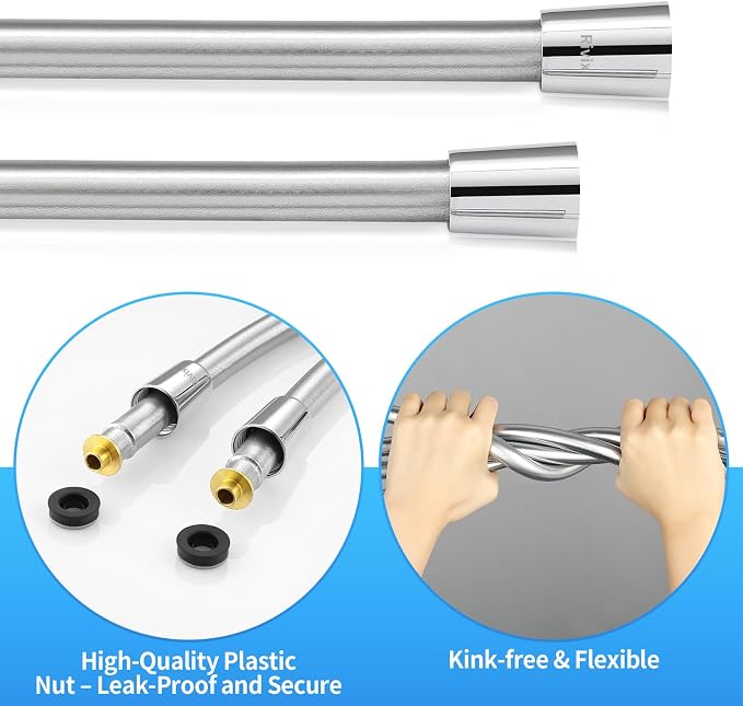 Extra Long Replacement Shower Hose Extension Handheld Shower Head Hose 70 - Image 4