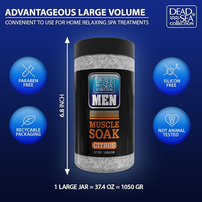 Dead Sea Collection Bath Salts for Men - Image 4