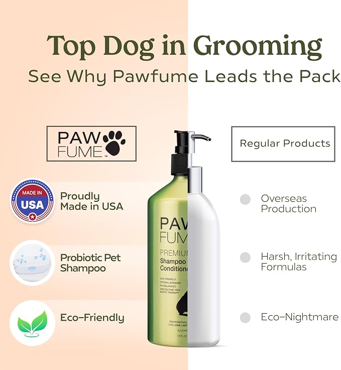 PAWFUME Deshedding Dog Shampoo and Conditioner, Show Dog, Deep-Cleaning - Image 9