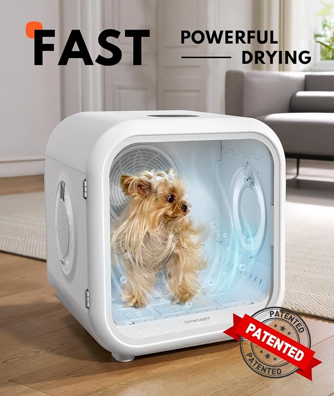 HomeRunPet Cat Dryer, 360° Efficient Automatic and Quiet Box - Image 3