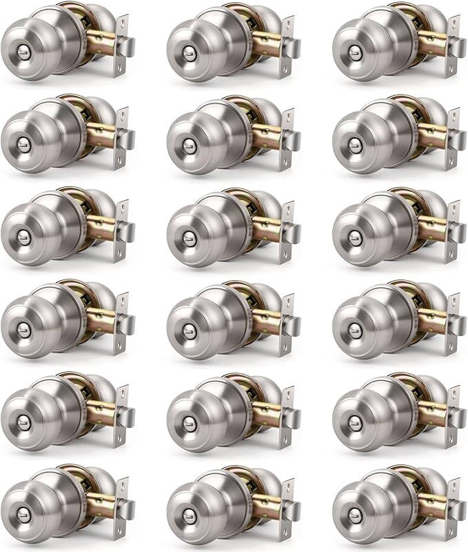 KNOBWELL Brushed Nickel Door Knobs by KNOBWELL
