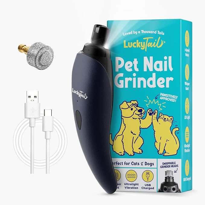 LUCKY TAIL Pet Nail Grinder for Dogs and Cats by LuckyTail