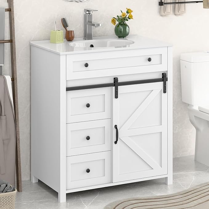Vabches 30 Inch Bathroom Vanity - Image 3