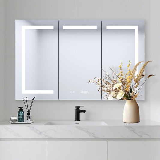 48" x 30" LED Lighted Medicine Cabinet by Unknown