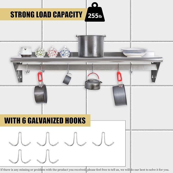 Hally Stainless Steel Shelf - Image 4