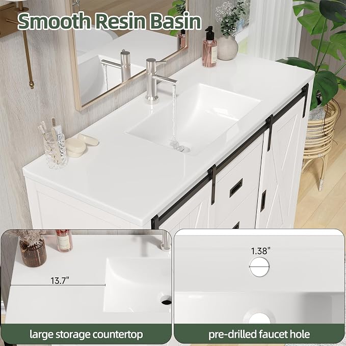 ONBRILL 47.2 Inch Bathroom Vanity - Image 5