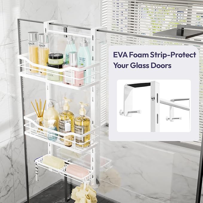 SWTYMIKI Over the Door Shower Caddy - Image 4