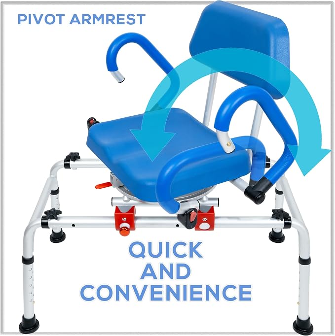 iLIVING ILG-668 Tub Transfer Bench Shower Chair - Image 6