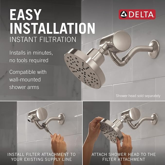 Delta Faucet Clarifi Premium Shower Filter Attachment - Image 5