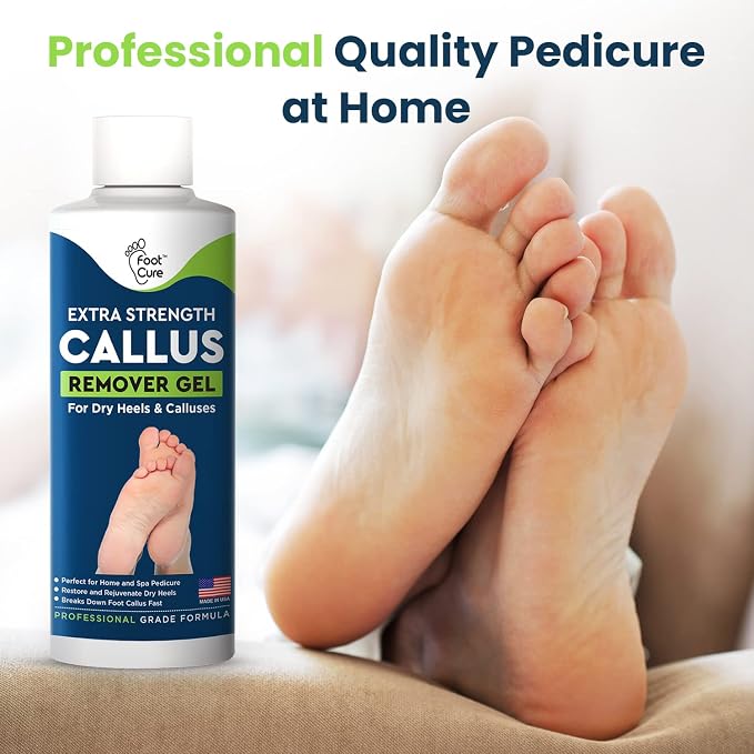 Callus Remover for Feet with Extra Strength Gel & Foot Pumice Stone Set - Image 7