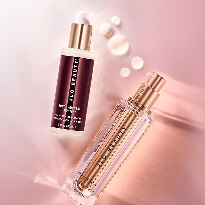 JLO BEAUTY Face Serum Set for Day & Night, Hydrating & Exfoliating Skincare - Image 9