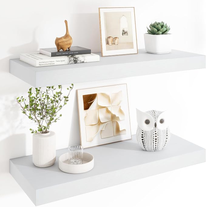 Heimlove 12" Deep Floating Shelves, 36 x 12 Inch Wall Mounted Long Floating - Image 7