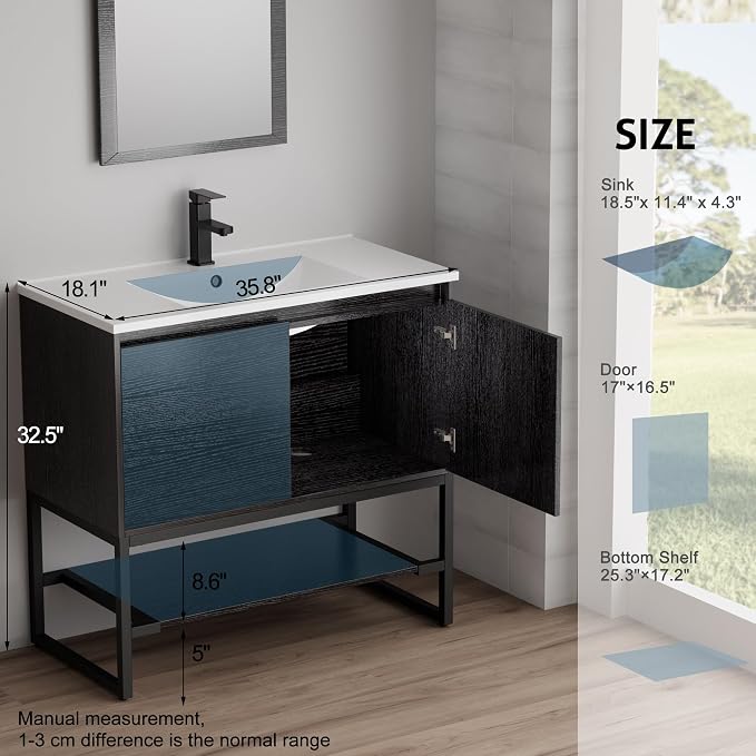 LUCKWIND 36" Bathroom Vanity - Image 2
