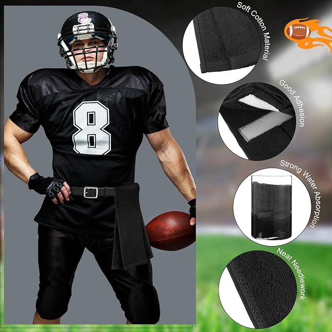 Shimeyao 2 Pcs Cotton Sports Football Towel - Image 3