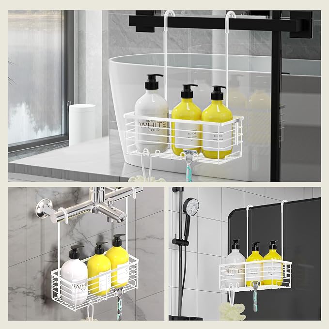 DELLAN Hanging Shower Caddy, Shower Rack Hanging - Image 2